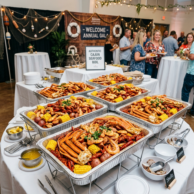 How to Book Crafty Crab Catering