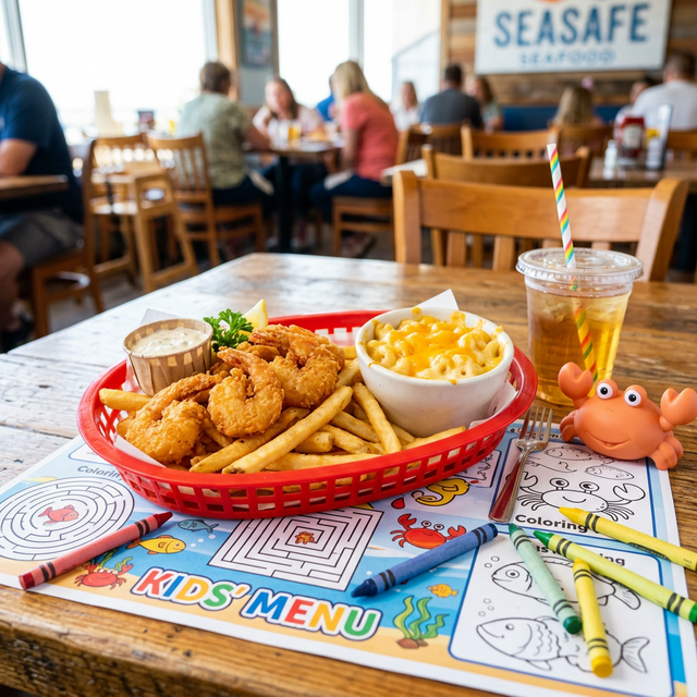 Crafty Crab Kids Menu Guide